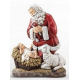 24" Kneeling Santa Slim Profile Figurine